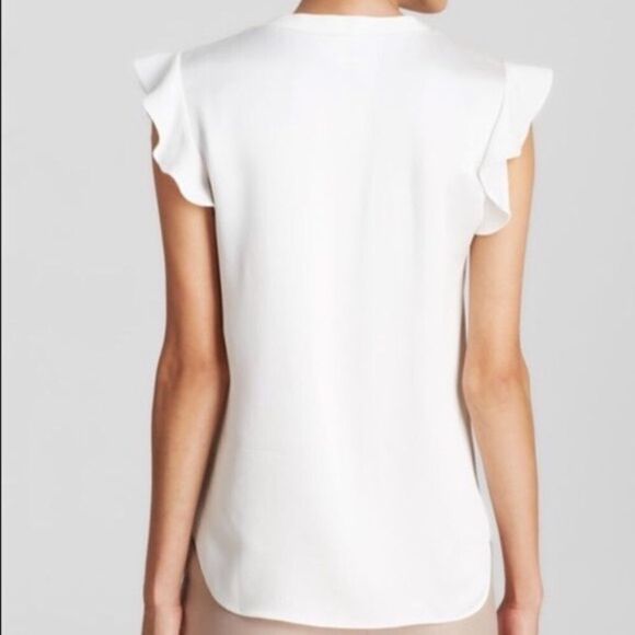 HP🔥 KATE SPADE | Satin Crepe Flutter Sleeves Blouse - Picture 2 of 7